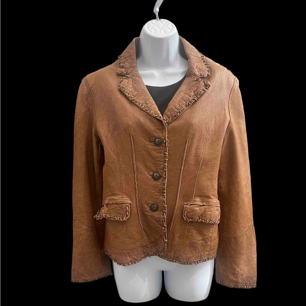 Monterra Soft Leather Ladies Jacket size small